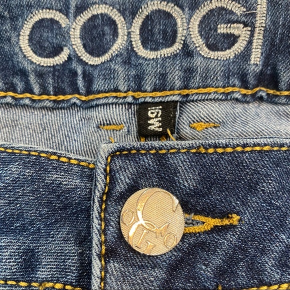 Coogi Vintage Embroidered Zig Zag Chevron Pocket Skinny Jeans - Picture 6 of 10